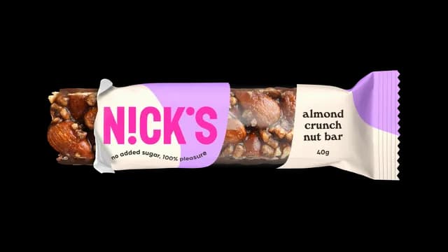 Nicks Nut Bar Almond Crunch 40 g
