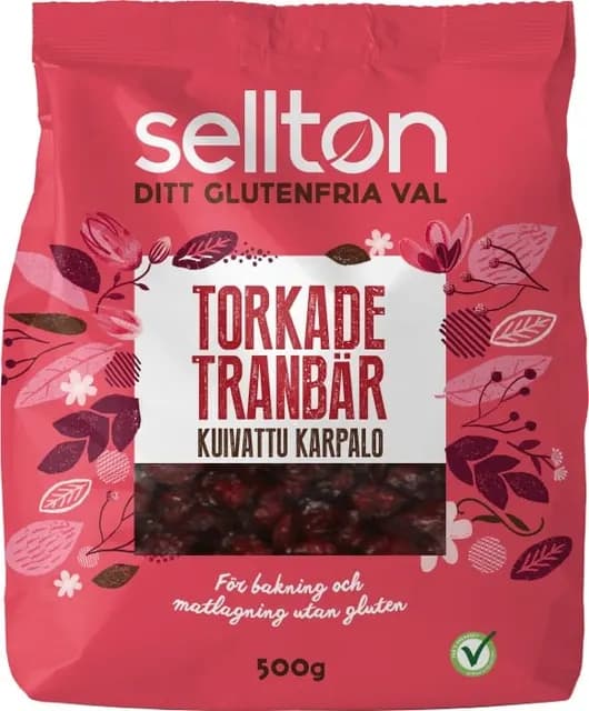 Sellton Torkade Tranbär 500 g