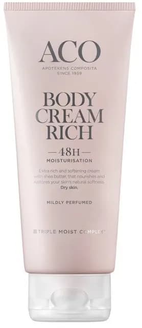 ACO Body Body Cream Rich Parfymerad Hudkräm 200 ml
