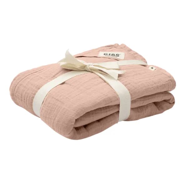 BIBS Muslin Swaddle Blush 120x120 cm