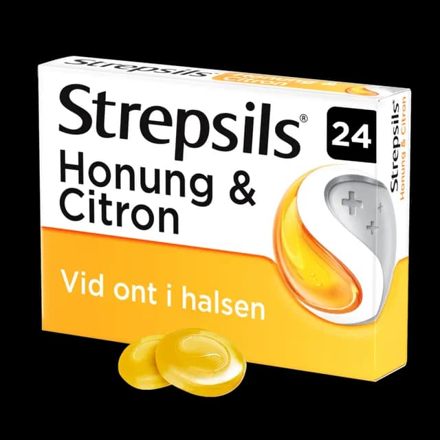 Strepsils Honung & Citron Sugtabletter 24 st