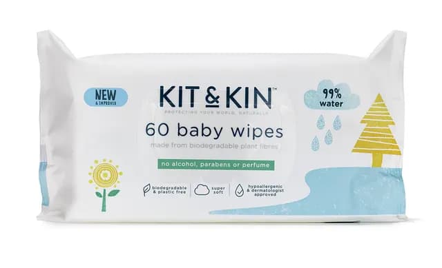 Kit & Kin Våtservetter 60-pack
