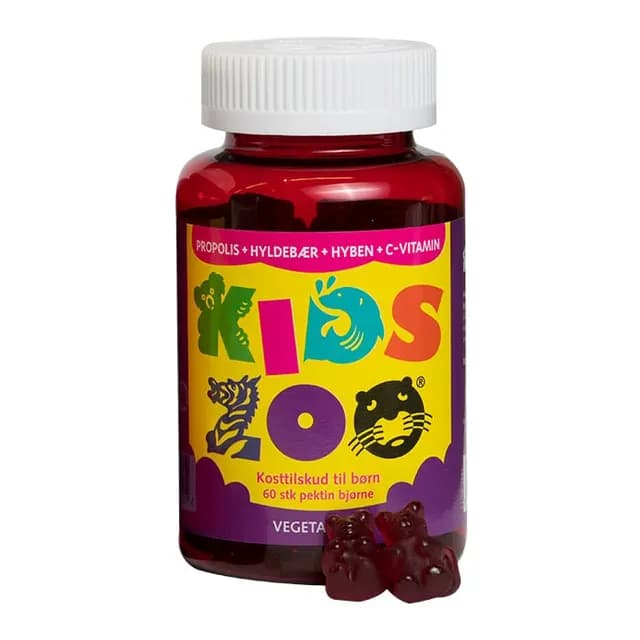KidsZoo Propolis+C-vitamin vegetablisk 60 st