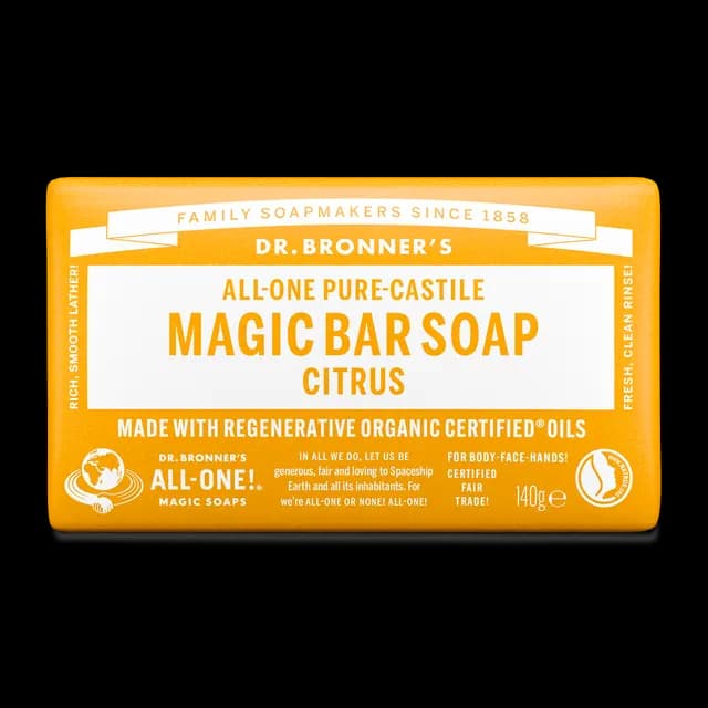 Dr. Bronner's Magic Bar Soap Citrus 140 g