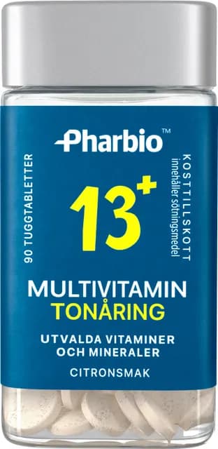 Pharbio Multivitamin Tonåring 90 tabletter