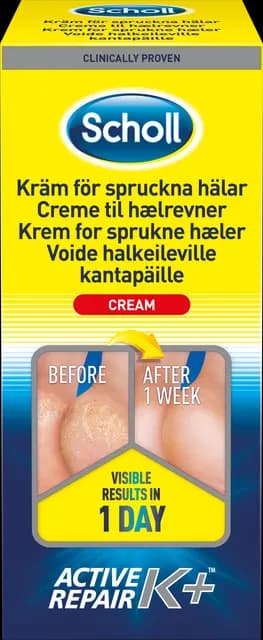 Scholl Kräm för Spruckna hälar K+ 120 ml
