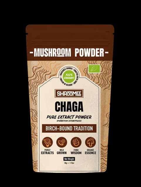 The Organic Labs Chaga-extraktpulver EKO 50 g