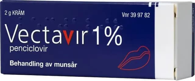 Vectavir Munsårskräm 1% 2 g