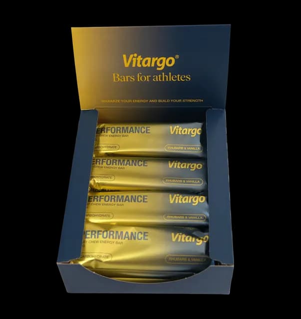 Vitargo Performance Bar Rhubarb & Vanilla 55 g 12-pack