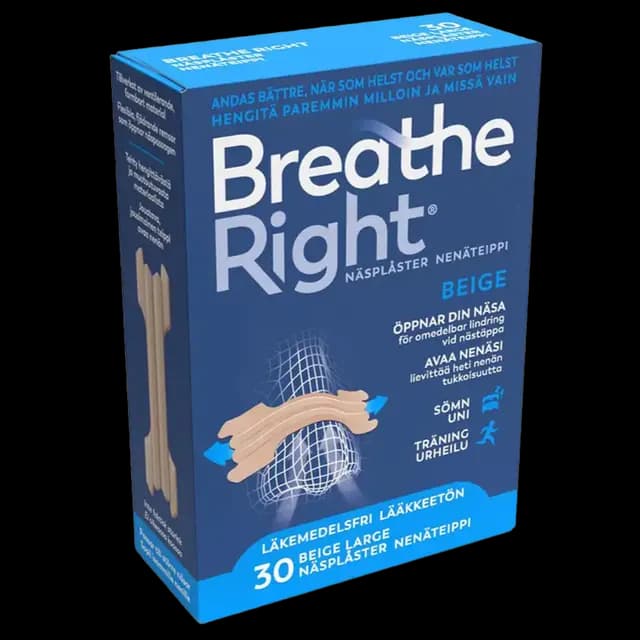 Breathe Right Näsplåster Beige L 30 st