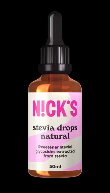 Nicks Stevia Drops Natural 50 ml