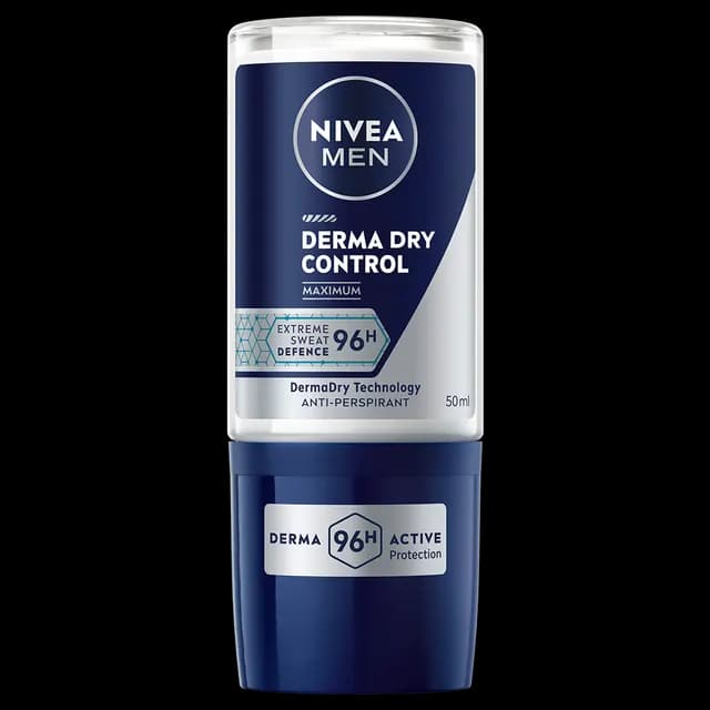 NIVEA MEN Antiperspirant Deo Derma Dry Control Maximum Roll On 50 ml