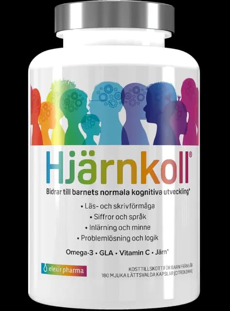 Elexir Pharma Hjärnkoll 180 kapslar