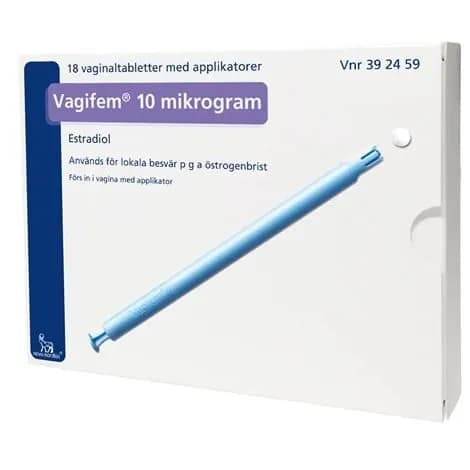 Vagifem, vaginaltablett 10 mikrogram 18 st