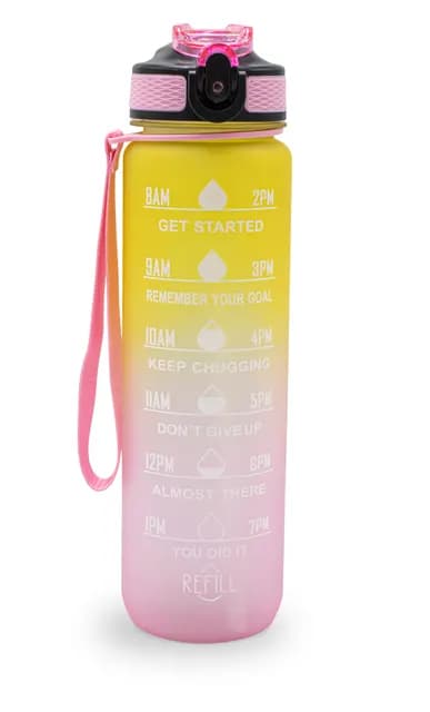 Sthlm Hydra Bottle Pink/Yellow 1 liter