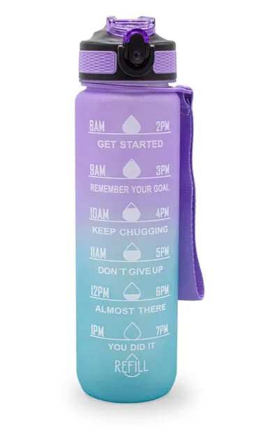 Sthlm Hydra Bottle Shiny Purple/Shiny Turqoise 1 liter