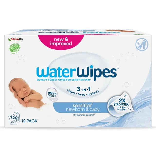 WaterWipes Baby Wipes 12x60-pack