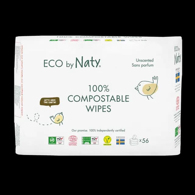 Naty Våtservetter Oparfymerade 168 st