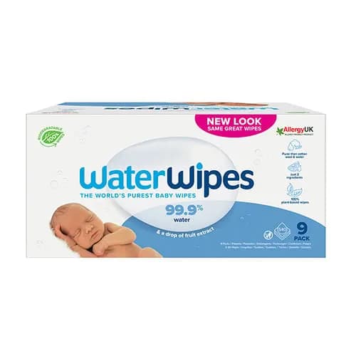WaterWipes Biodegradable BabyWipes 9x60 st