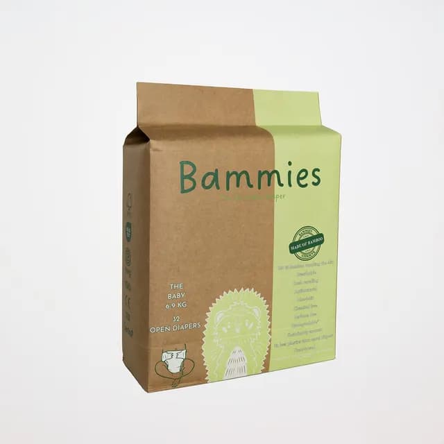 Bammies Bambublöjor The Baby 6-9 kg 32 St