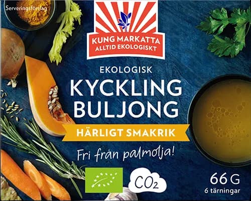 Kung Markatta Kycklingbuljongtärning EKO 6 st