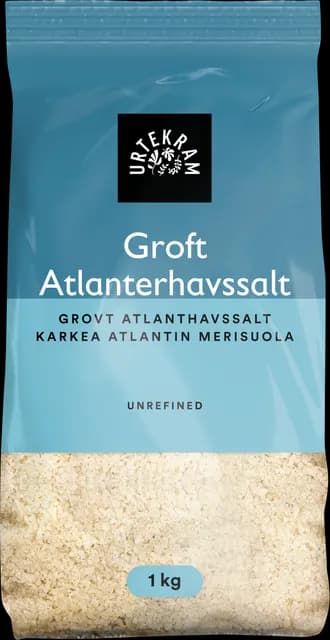 Urtekram Grovt havssalt 1 kg