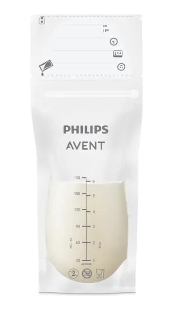 Philips Avent Förvaringspåsar för Bröstmjölk 180 ml 25 st