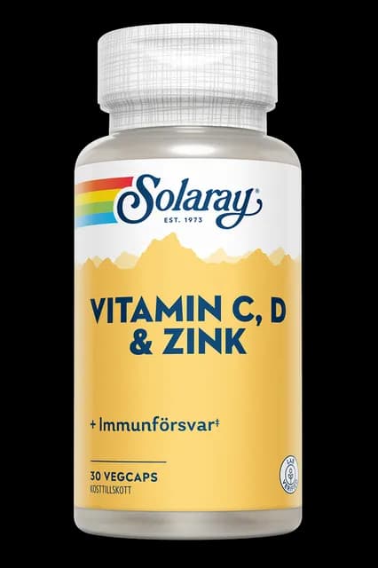 Solaray C, D & Zink 30 kapslar