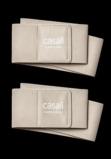 Casall Resistance Bands Light Cashmere 2-pack