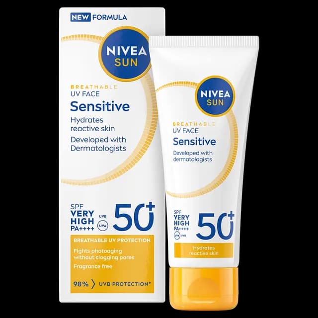 NIVEA SUN Solskydd Ansikte UV Face Sensitive SPF50+ 40 ml