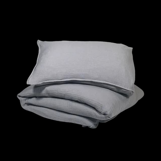Najell Bäddset i Muslin Mercury Grey
