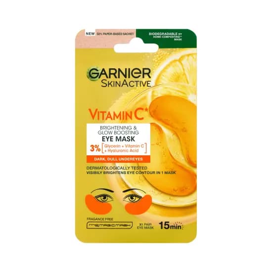 Garnier SkinActive Vitamin C* Brightening & Glow Boosting Ögonmasker 5 g