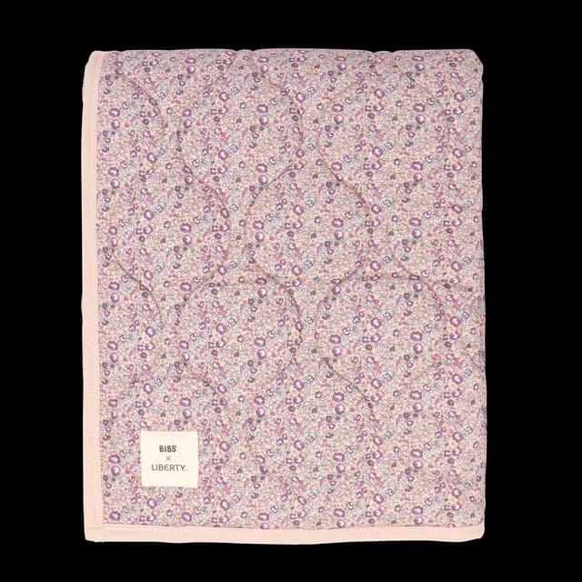 BIBS x Liberty Quilted Blanket Eloise Blush