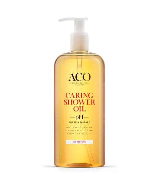ACO Body Caring Shower Oil Parfymfri Duscholja 400 ml