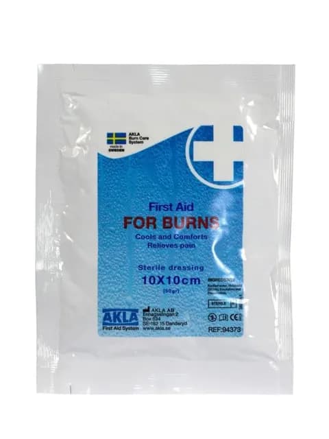AKLA For Burns Brännskadekompress 10 x 10 cm