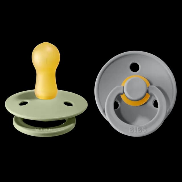 BIBS Colour Latex Size 2 Sage/Cloud 2-pack