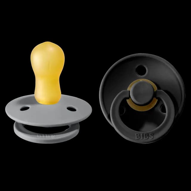 BIBS Colour Latex Size 3 Cloud/Black 2-pack