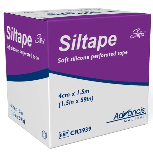 Siltape medicinsk silikontejp 4cm x 1,5m