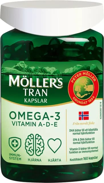 Möllers Tran 160 kapslar