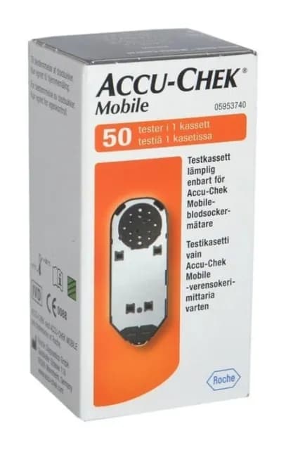 Accu-Chek Mobile testkassett 50 tester