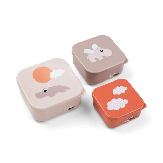 Done by Deer Snack Box Happy clouds Powder 3-pack