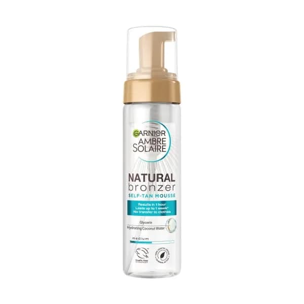 Garnier Ambre Solaire Natural Bronzer Self Tan Mousse 200 ml