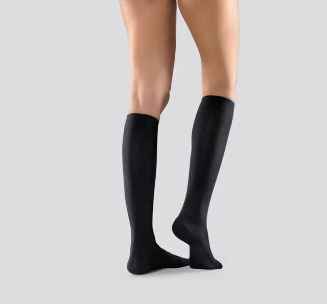 Mabs Cotton Knee Wide Black M