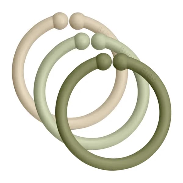BIBS Loops Vanilla/Sage/Olive 12-pack