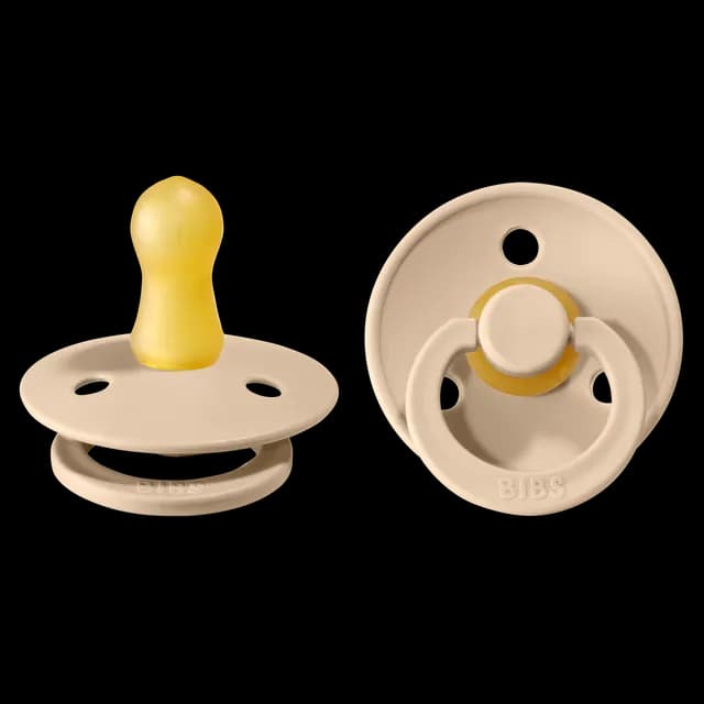 BIBS Colour Latex Size 1 Vanilla/Vanilla 2-pack