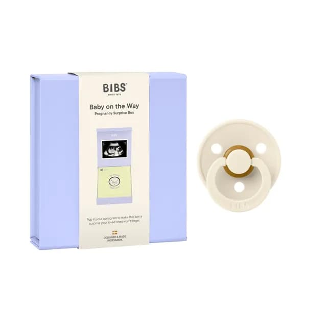 BIBS Gift Set Baby on the Way Latex Size 1 Ivory
