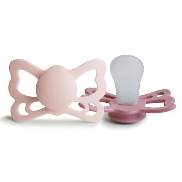 FRIGG Butterfly Anatomical Silikon Strl 2 Blush/Cedar 2-pack