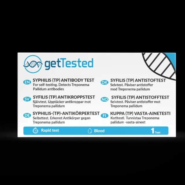 GetTested Syfilis (TP) Antikropp Snabbtest