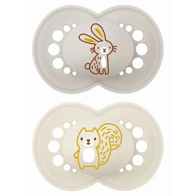 MAM Original Silicone Neutral 6-16m 2-pack