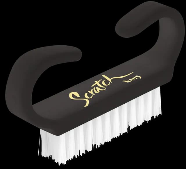 Scratch Nail Brush Mini Svart